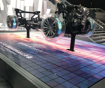 北京車展-jeep 機械矩陣屏